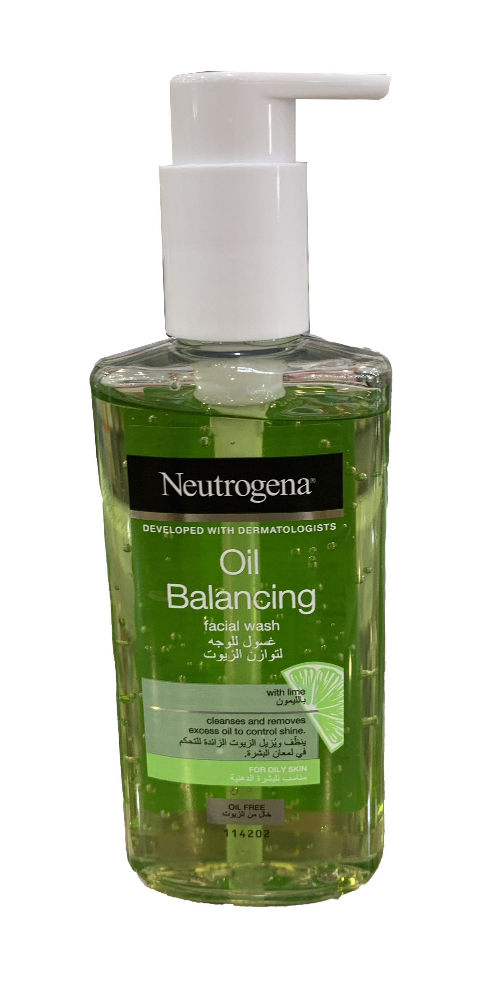 ژل شستشوی لیمو نوتروژینا مدل OIL BALANCING